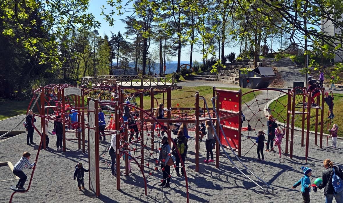 Fløibanen uteområde